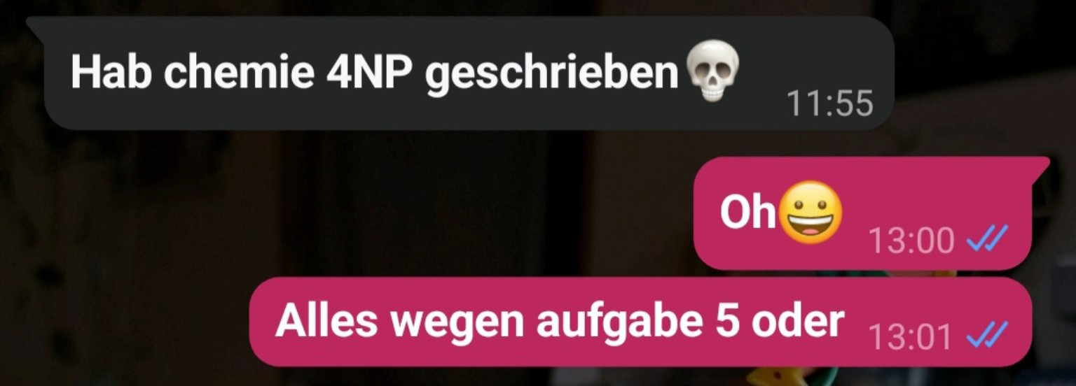 unsere chemie nachricht