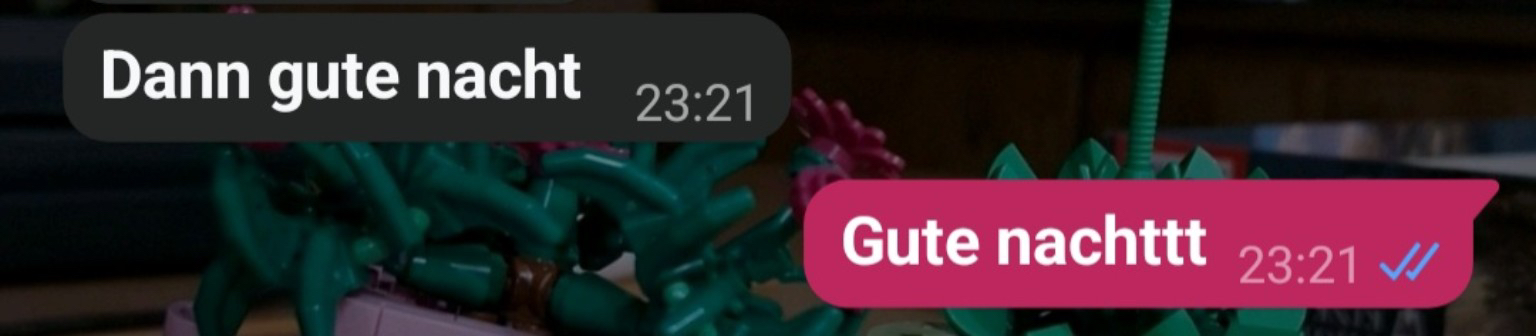 unser erstes gute nacht